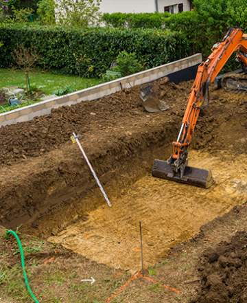 Construction de piscines sur mesure